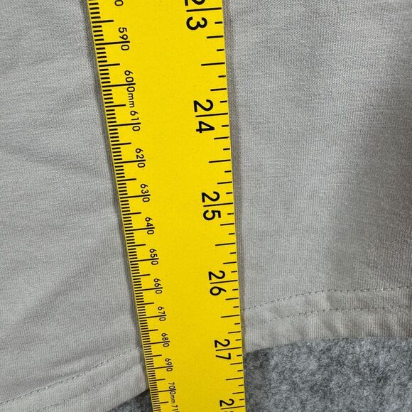 BYLT T Shirt Mens M Gray V Neck Drop Cut Bylt Blend Short Sleeve Gym  Run - Picture 4 of 8